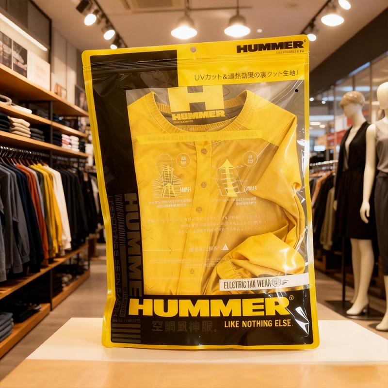 Bolsa tipo bolsa con cremallera laminada de PET