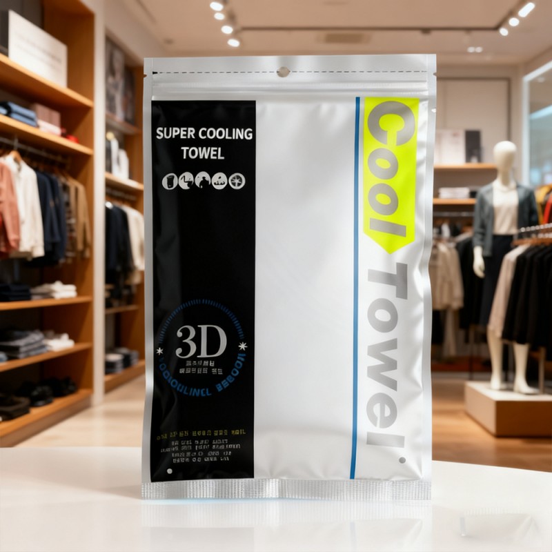 Bolsa con cremallera sellada de tres bordes